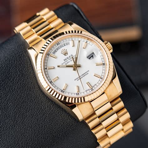 rolex day date 36 prix|rolex day date president 36mm.